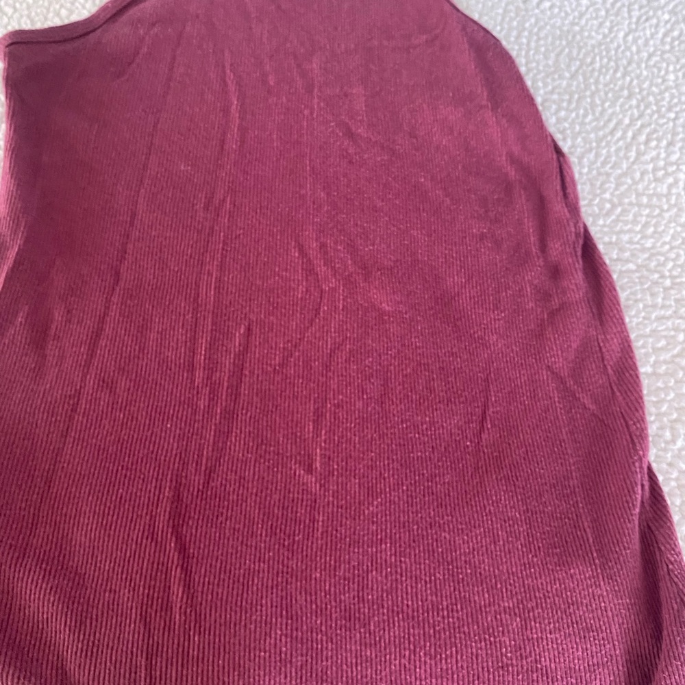 Maroon Bozzollo tank size small